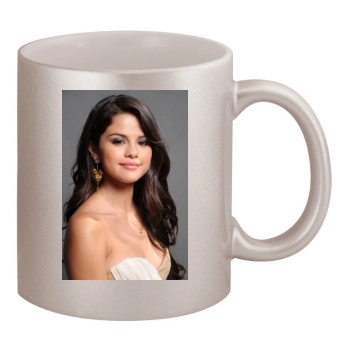 Selena Gomez 11oz Metallic Silver Mug