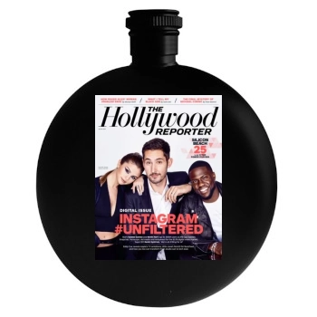 Selena Gomez Round Flask