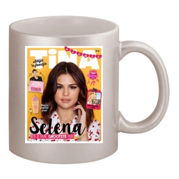 Selena Gomez 11oz Metallic Silver Mug