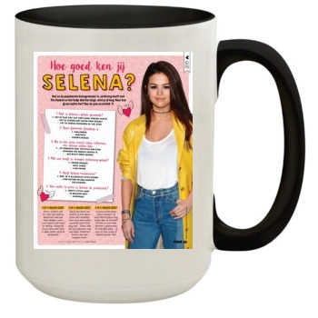 Selena Gomez 15oz Colored Inner & Handle Mug