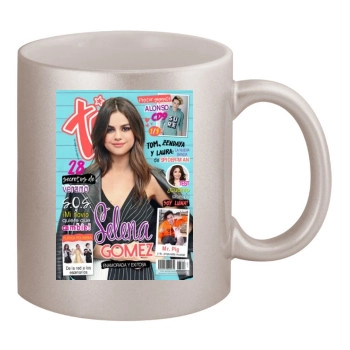 Selena Gomez 11oz Metallic Silver Mug