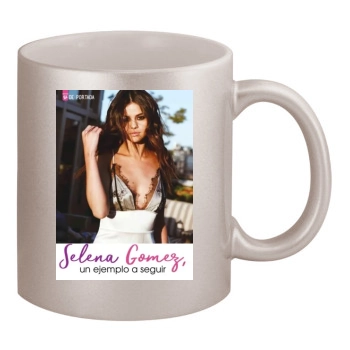 Selena Gomez 11oz Metallic Silver Mug