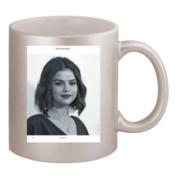 Selena Gomez 11oz Metallic Silver Mug