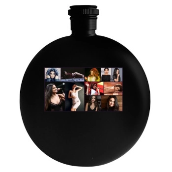 Selena Gomez Round Flask