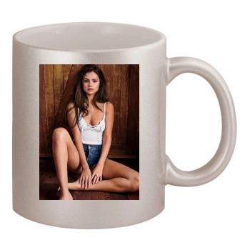 Selena Gomez 11oz Metallic Silver Mug