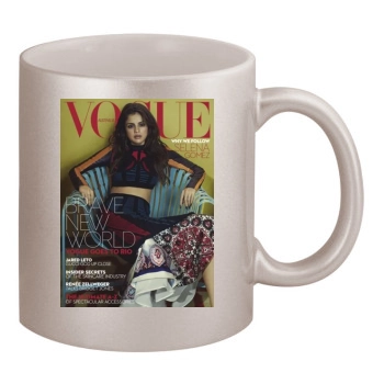 Selena Gomez 11oz Metallic Silver Mug