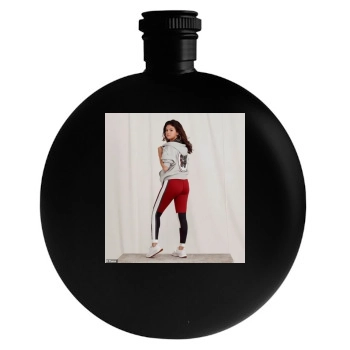 Selena Gomez Round Flask