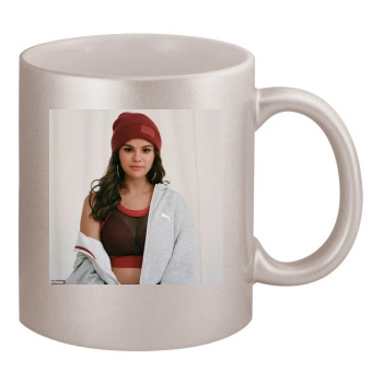 Selena Gomez 11oz Metallic Silver Mug