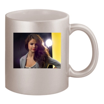 Selena Gomez 11oz Metallic Silver Mug