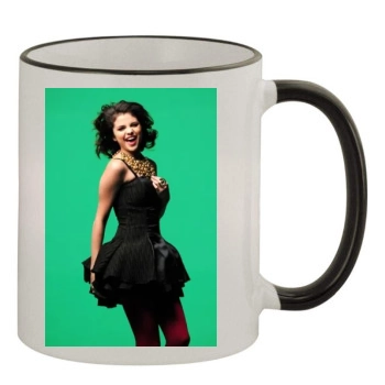 Selena Gomez 11oz Colored Rim & Handle Mug