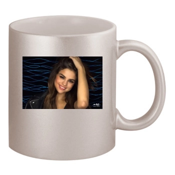 Selena Gomez 11oz Metallic Silver Mug