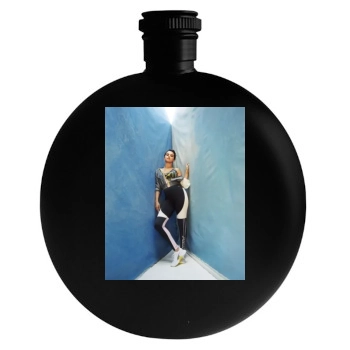 Selena Gomez Round Flask