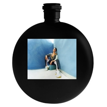 Selena Gomez Round Flask