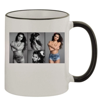 Selena Gomez 11oz Colored Rim & Handle Mug