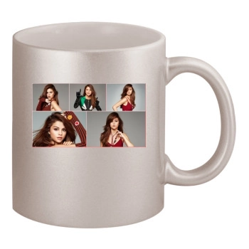 Selena Gomez 11oz Metallic Silver Mug