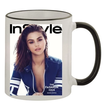 Selena Gomez 11oz Colored Rim & Handle Mug