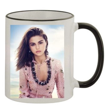 Selena Gomez 11oz Colored Rim & Handle Mug