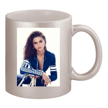 Selena Gomez 11oz Metallic Silver Mug