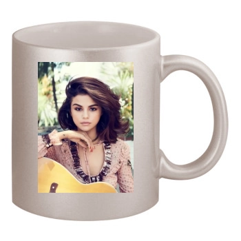 Selena Gomez 11oz Metallic Silver Mug