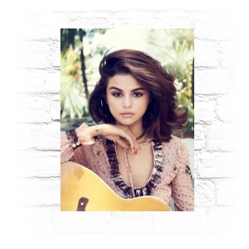 Selena Gomez Metal Wall Art