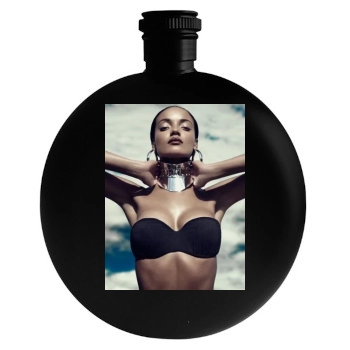 Selita Ebanks Round Flask