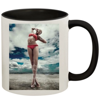 Selita Ebanks 11oz Colored Inner & Handle Mug