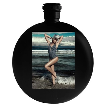 Selita Ebanks Round Flask