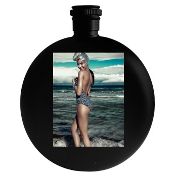 Selita Ebanks Round Flask