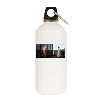 Sigourney Weaver White Water Bottle With Carabiner