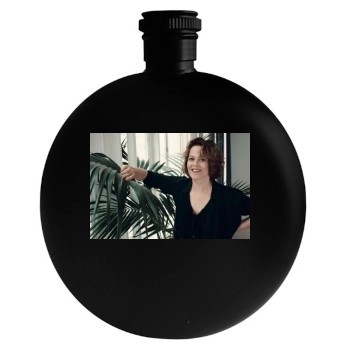 Sigourney Weaver Round Flask