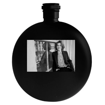 Sigourney Weaver Round Flask