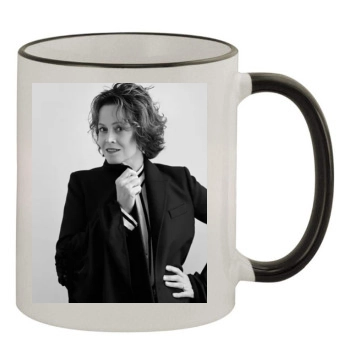 Sigourney Weaver 11oz Colored Rim & Handle Mug