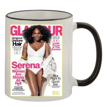 Serena Williams 11oz Colored Rim & Handle Mug