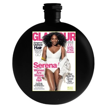 Serena Williams Round Flask