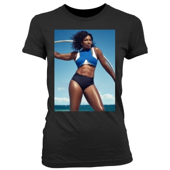 Serena Williams Women's Junior Cut Crewneck T-Shirt