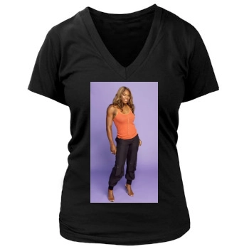 Serena Williams Women's Deep V-Neck TShirt