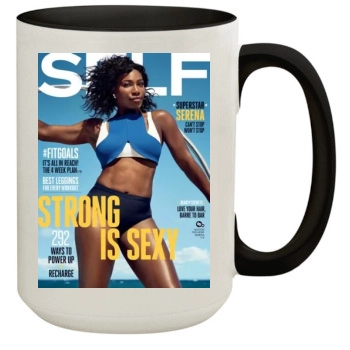 Serena Williams 15oz Colored Inner & Handle Mug