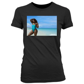 Serena Williams Women's Junior Cut Crewneck T-Shirt