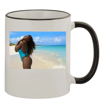 Serena Williams 11oz Colored Rim & Handle Mug