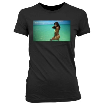 Serena Williams Women's Junior Cut Crewneck T-Shirt