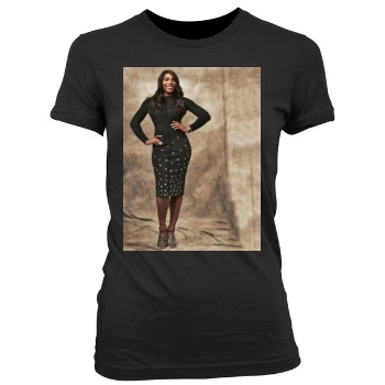 Serena Williams Women's Junior Cut Crewneck T-Shirt