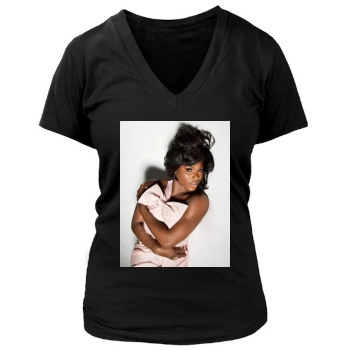 Serena Williams Women's Deep V-Neck TShirt