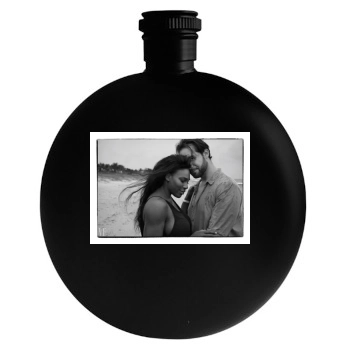 Serena Williams Round Flask