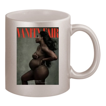 Serena Williams 11oz Metallic Silver Mug