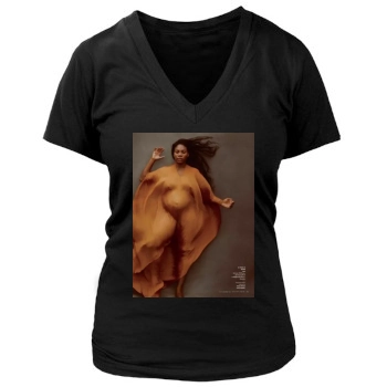 Serena Williams Women's Deep V-Neck TShirt