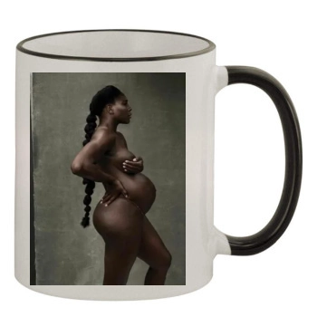 Serena Williams 11oz Colored Rim & Handle Mug