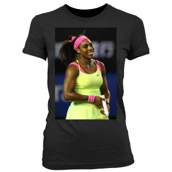 Serena Williams Women's Junior Cut Crewneck T-Shirt