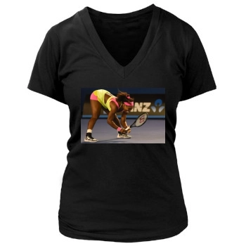 Serena Williams Women's Deep V-Neck TShirt