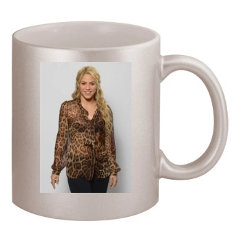 Shakira 11oz Metallic Silver Mug