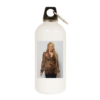 Shakira White Water Bottle With Carabiner